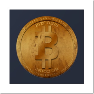 Bitcoin Money Digital Posters and Art